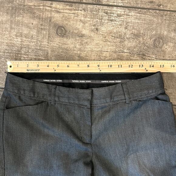 Express Editor Black/Grey Dot Trouser Pant Size 6 - Picture 5 of 7